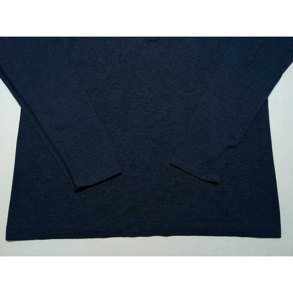 LULULEMON Tampa Bay Lightning NHL Metal Vent Tech 1/4 Zip Pullover Blue Large L